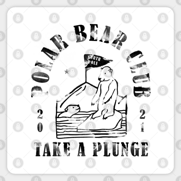 Polar Bear Club 2021 Sticker by okpinsArtDesign